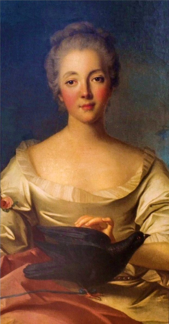 Portrait of Madame Louise Dupin (1706-1799) by Jean Marc Nattier