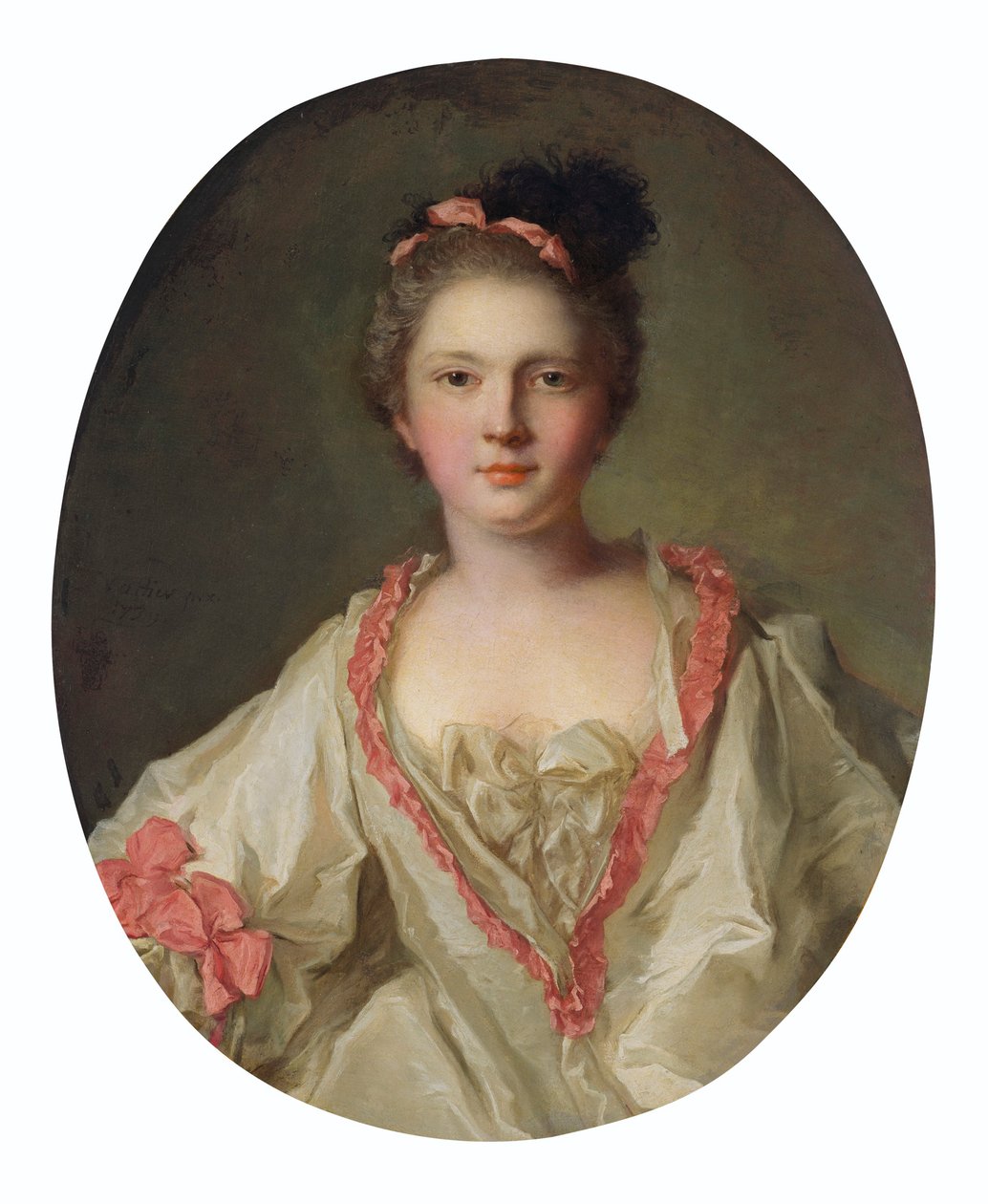 Portrait of Marie-Thérèse Geoffrin, Marquise de la Ferté-Imbault by Jean Marc Nattier