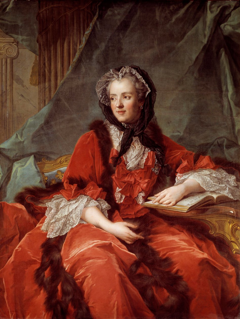 Portrait of Marie Lesczinska, Queen of France by Jean Marc Nattier