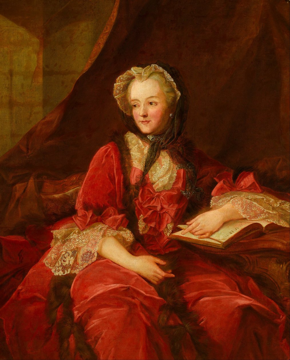 Portrait of Marie Leszczyńska by Jean Marc Nattier