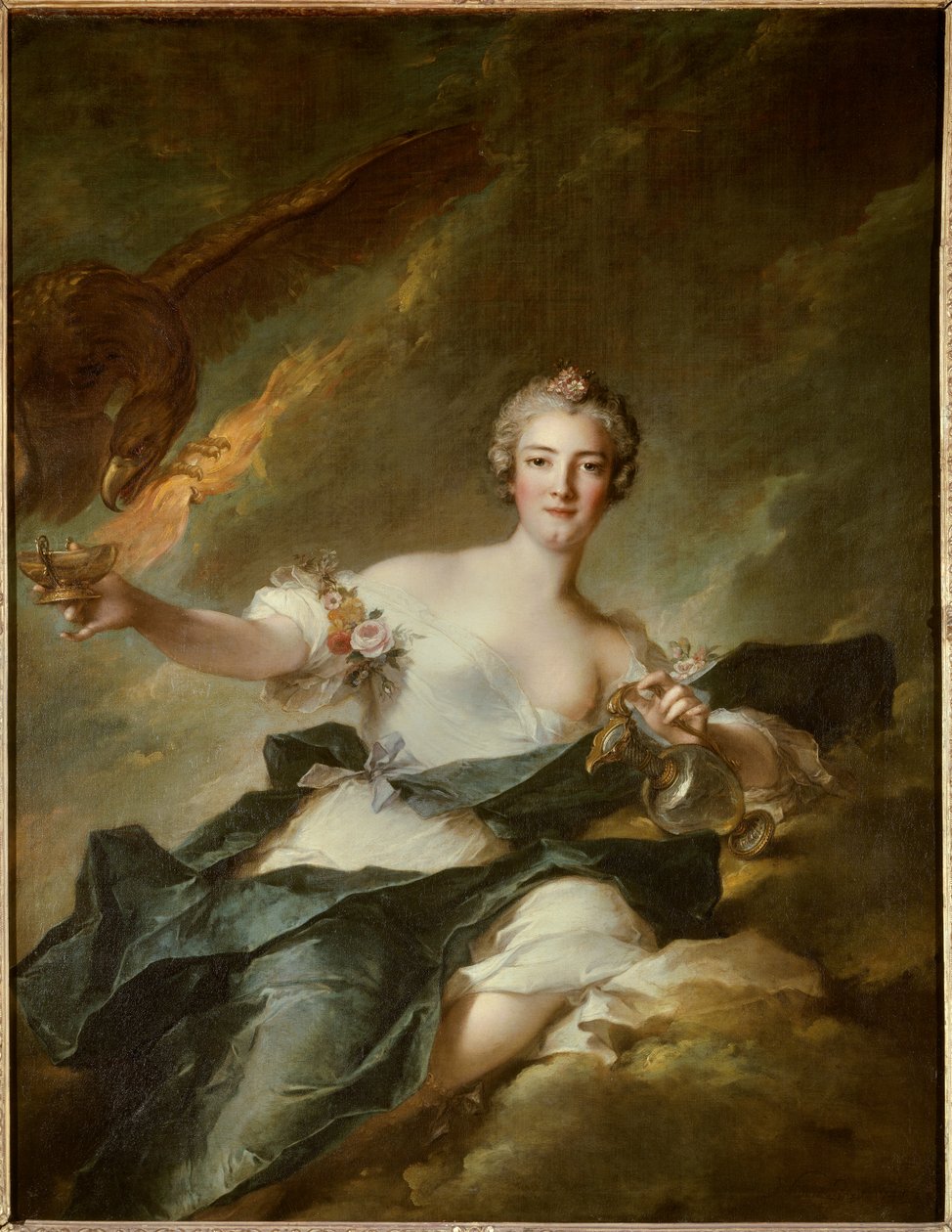 Portrait of the Duchess of Chaulnes, represented in Hebe, goddess of Reason by Jean Marc Nattier