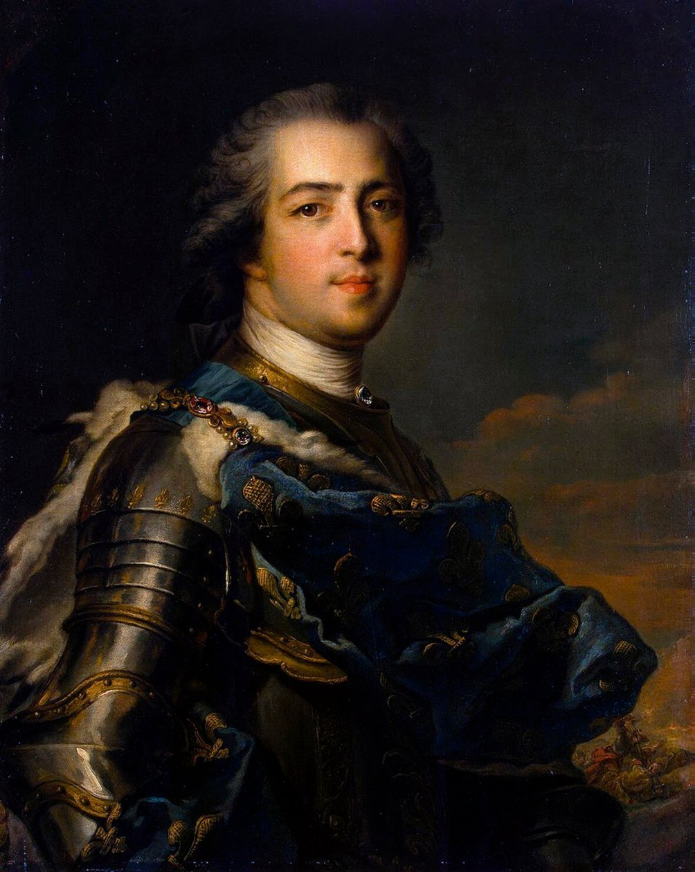 Portrait of King Louis XV by Jean Marc Nattier