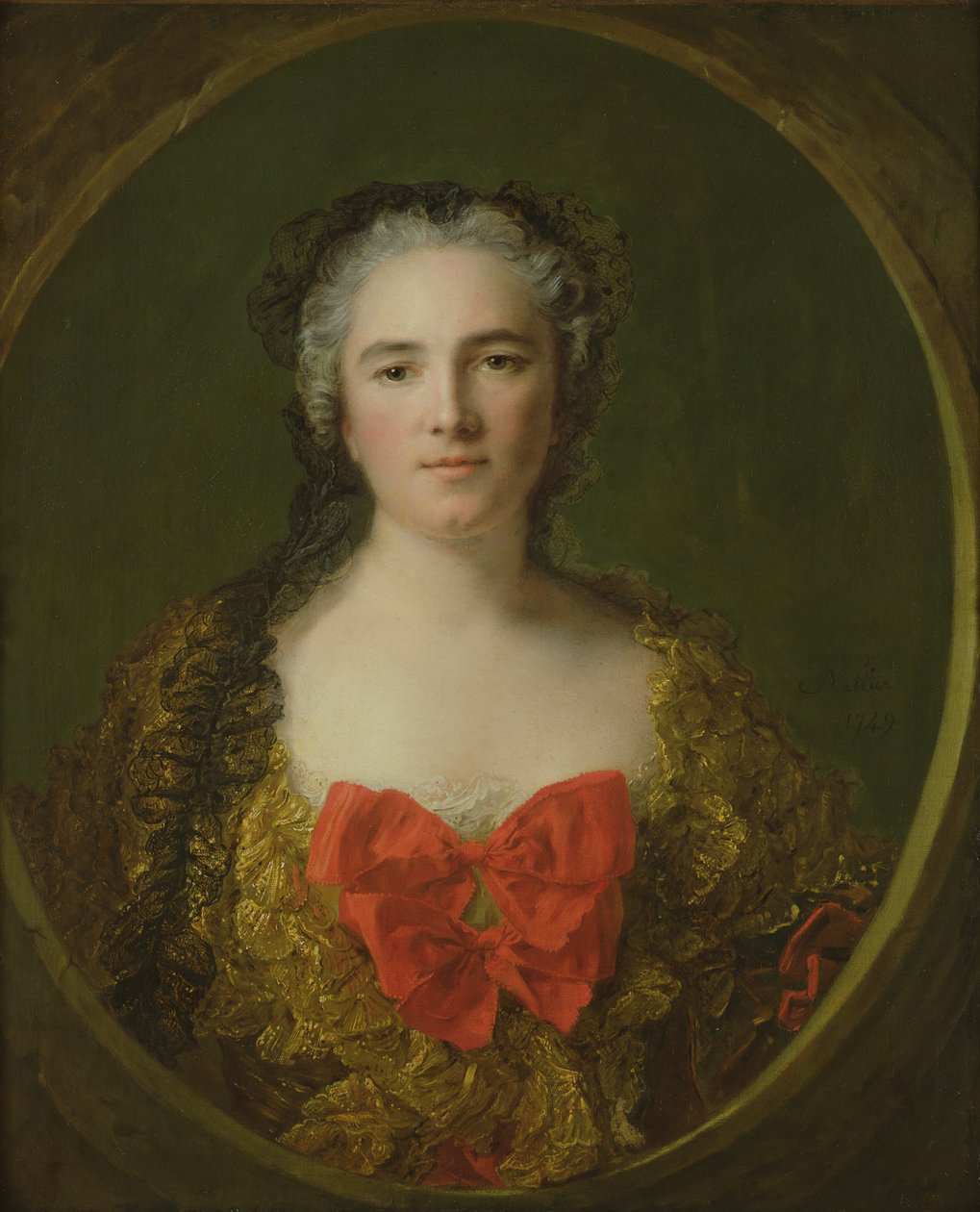Portrait presumed to be Louise-Elisabeth de La Chastre, Marquise de Dreux-Breze by Jean Marc Nattier