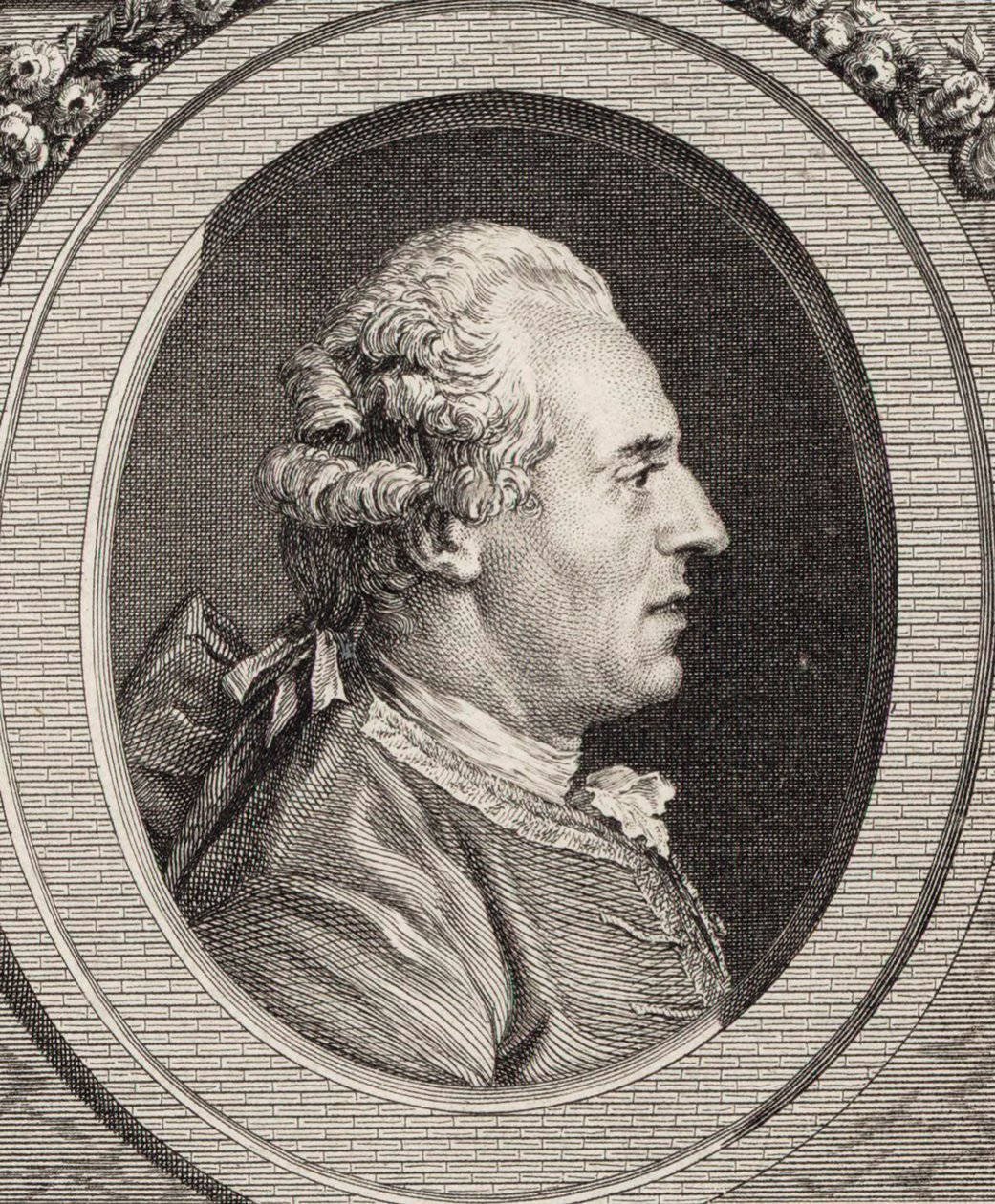 Portrait of the Violinist and Composer Jean Joseph Cassanéa de Mondonville by Jean Marie Delatre