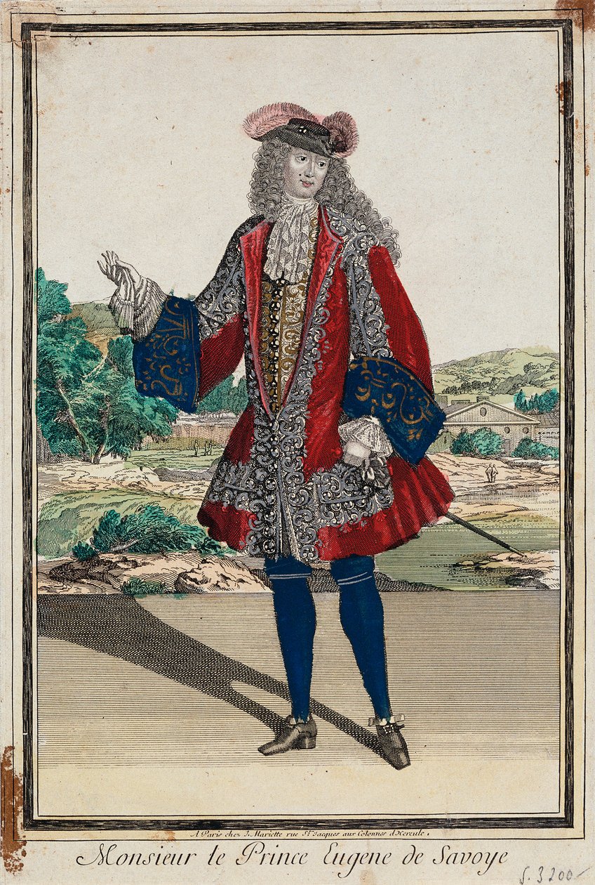 Prince Eugene Francis of Savoy by Jean Mariette