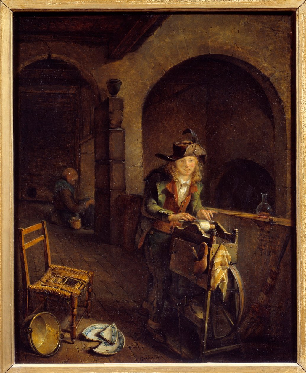 The Little Knife Grinder by Jean Michel Grobon
