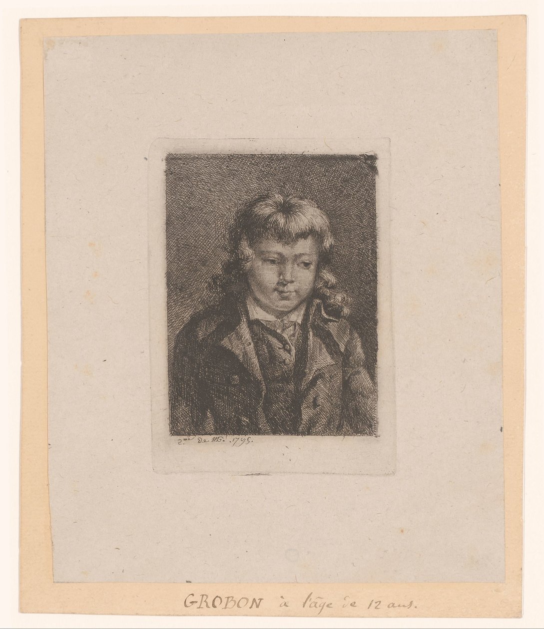 Self-Portrait at Twelve Years Old by Jean Michel Grobon