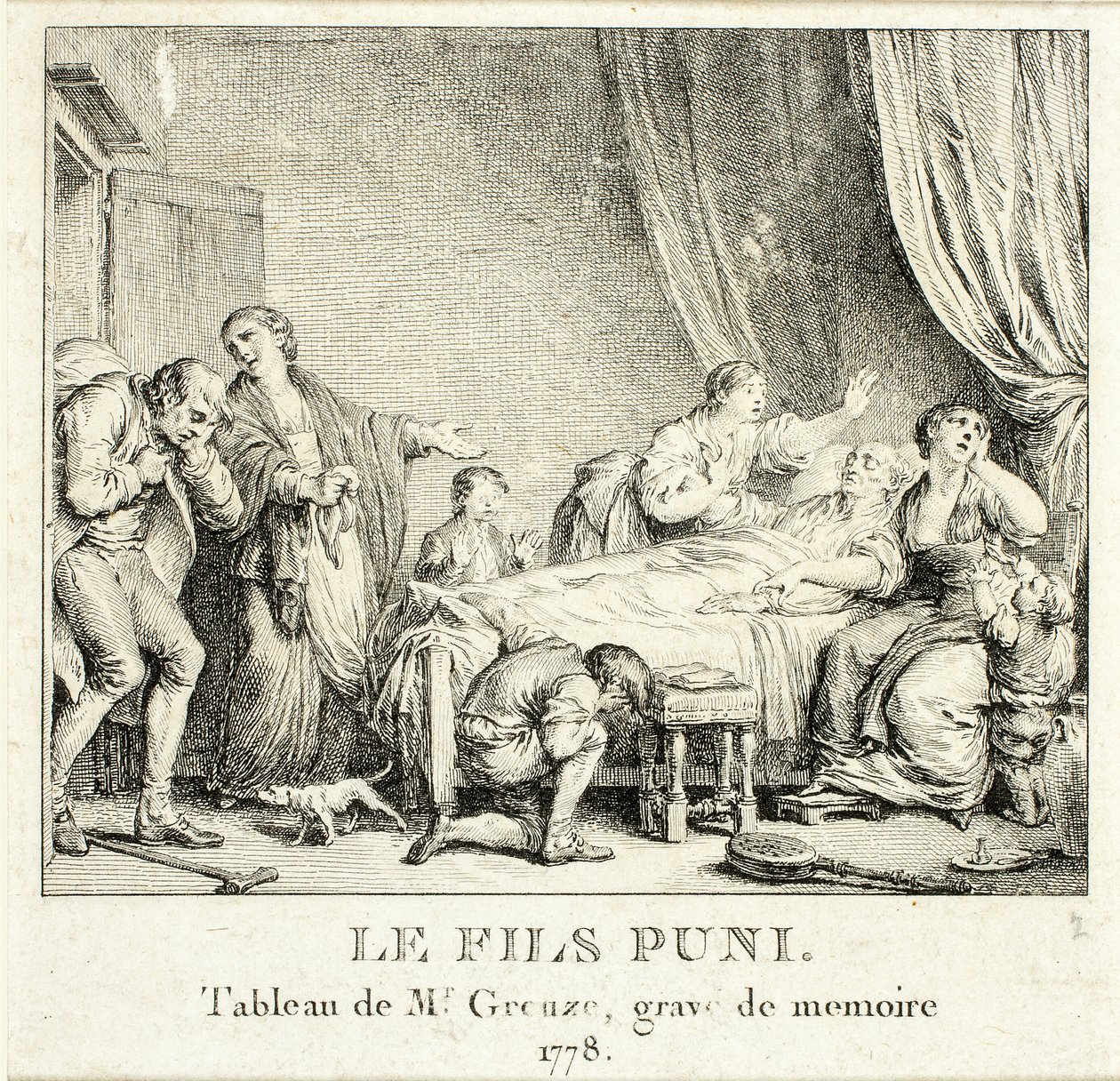 The Punished Son by Jean Michel Moreau