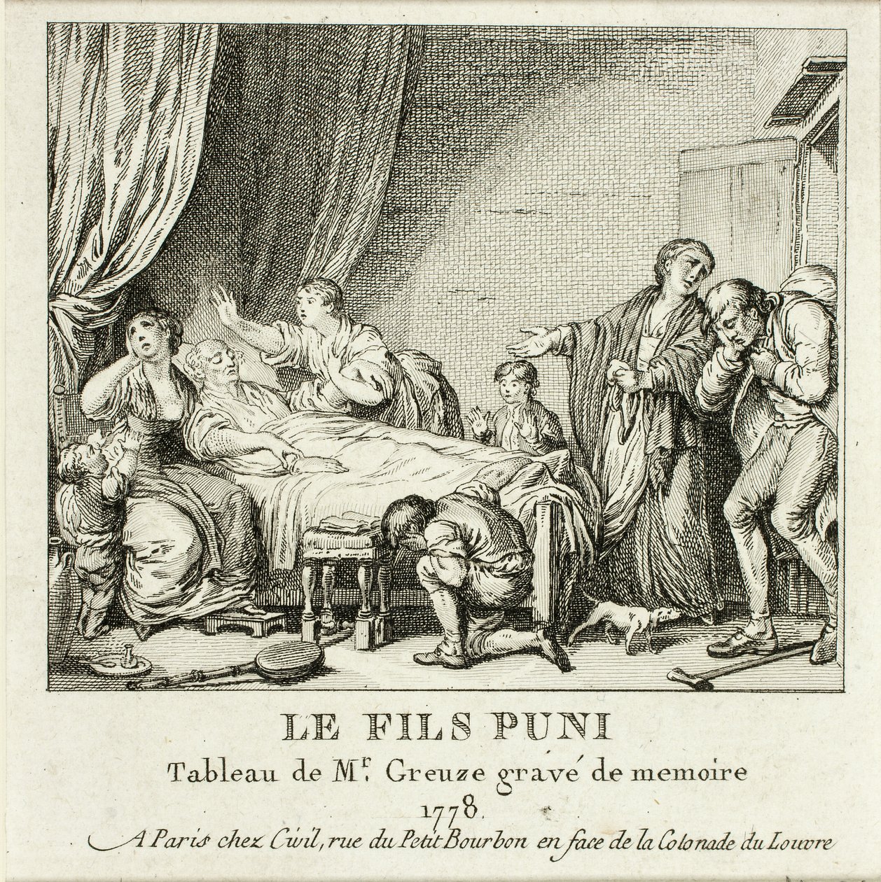 The Punished Son by Jean Michel Moreau