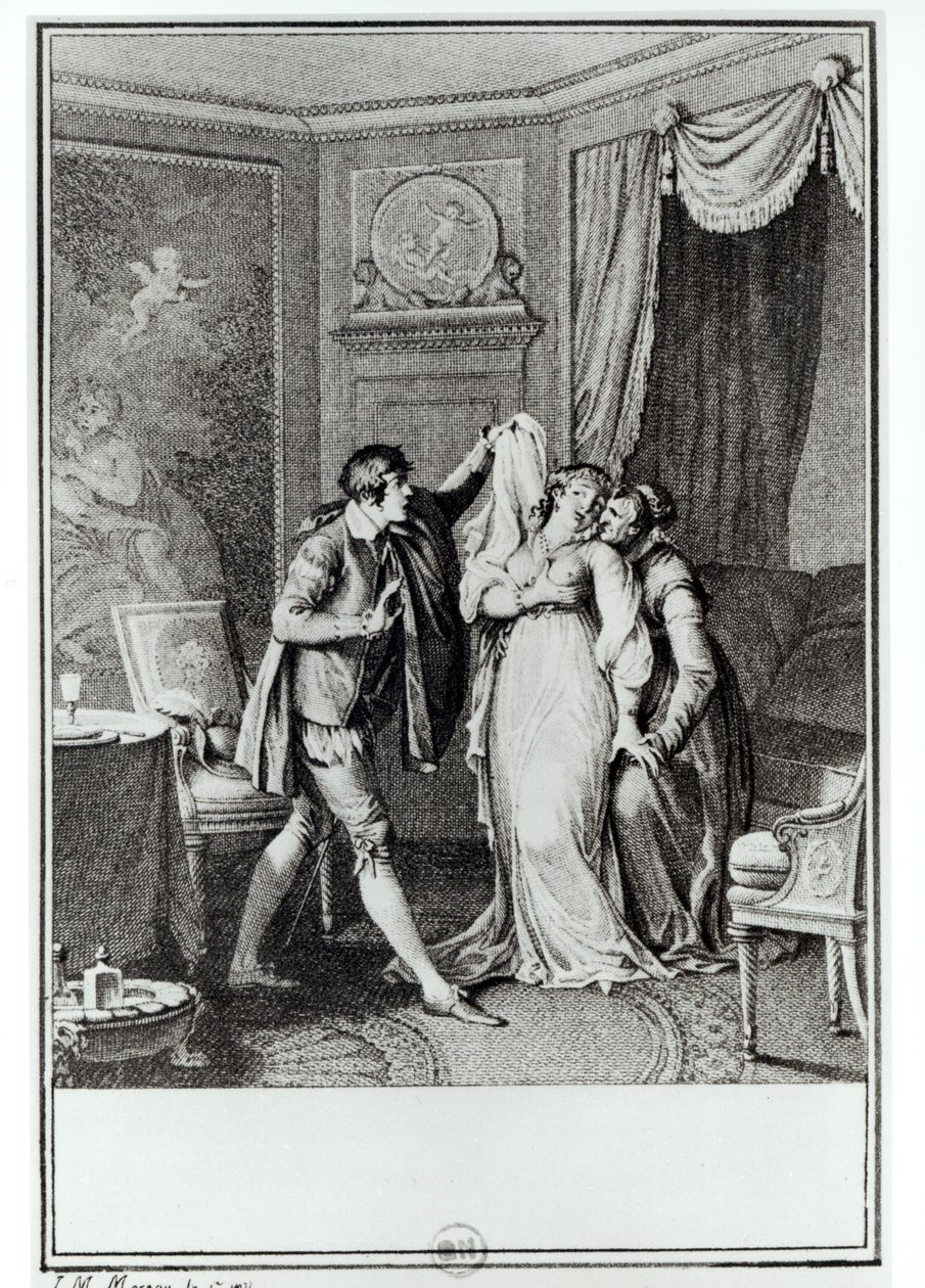 Take Off That Veil' Said the Old Woman to Candide, Illustration