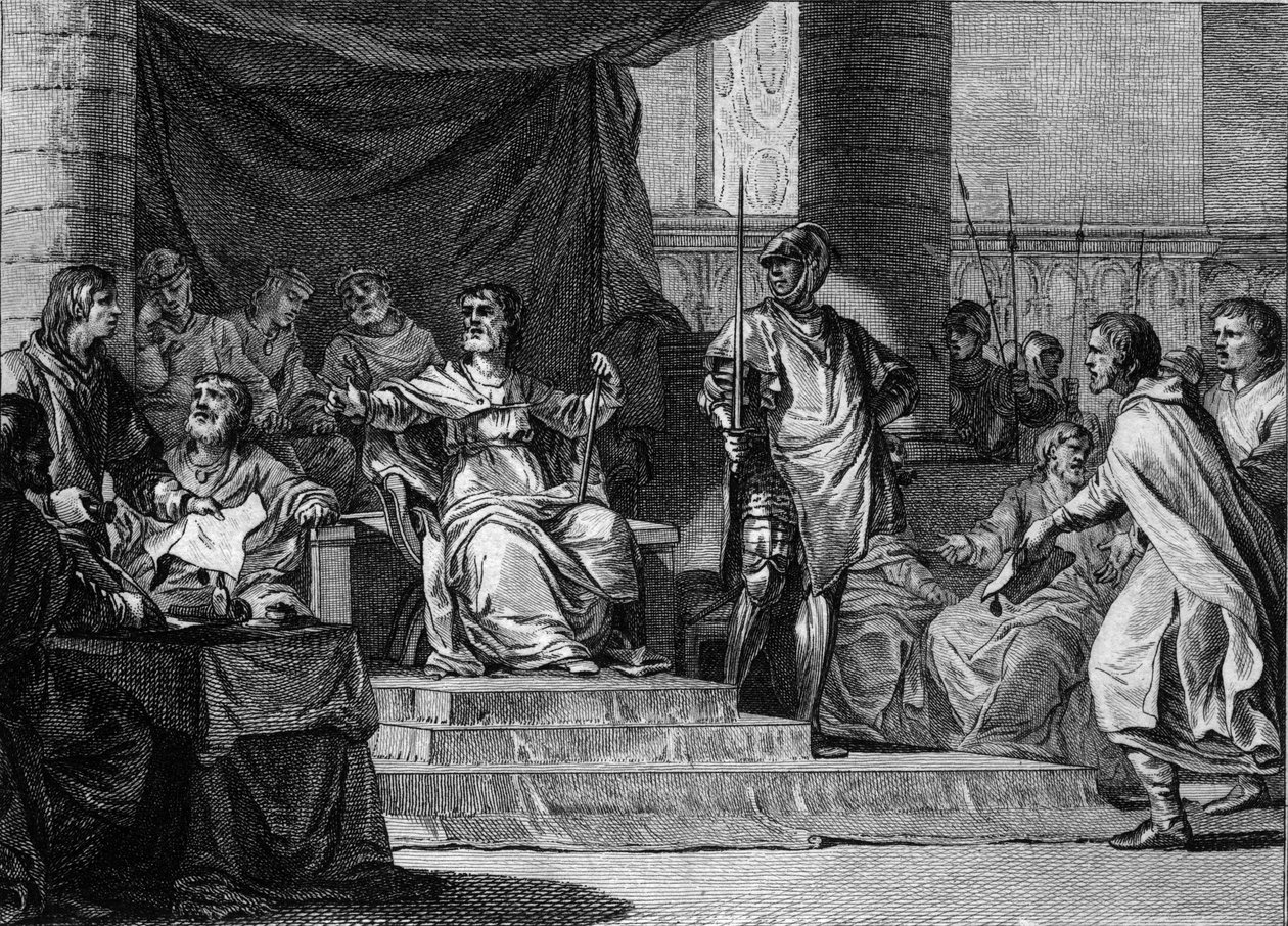 Imaginary representation of the reign of Merovingian 