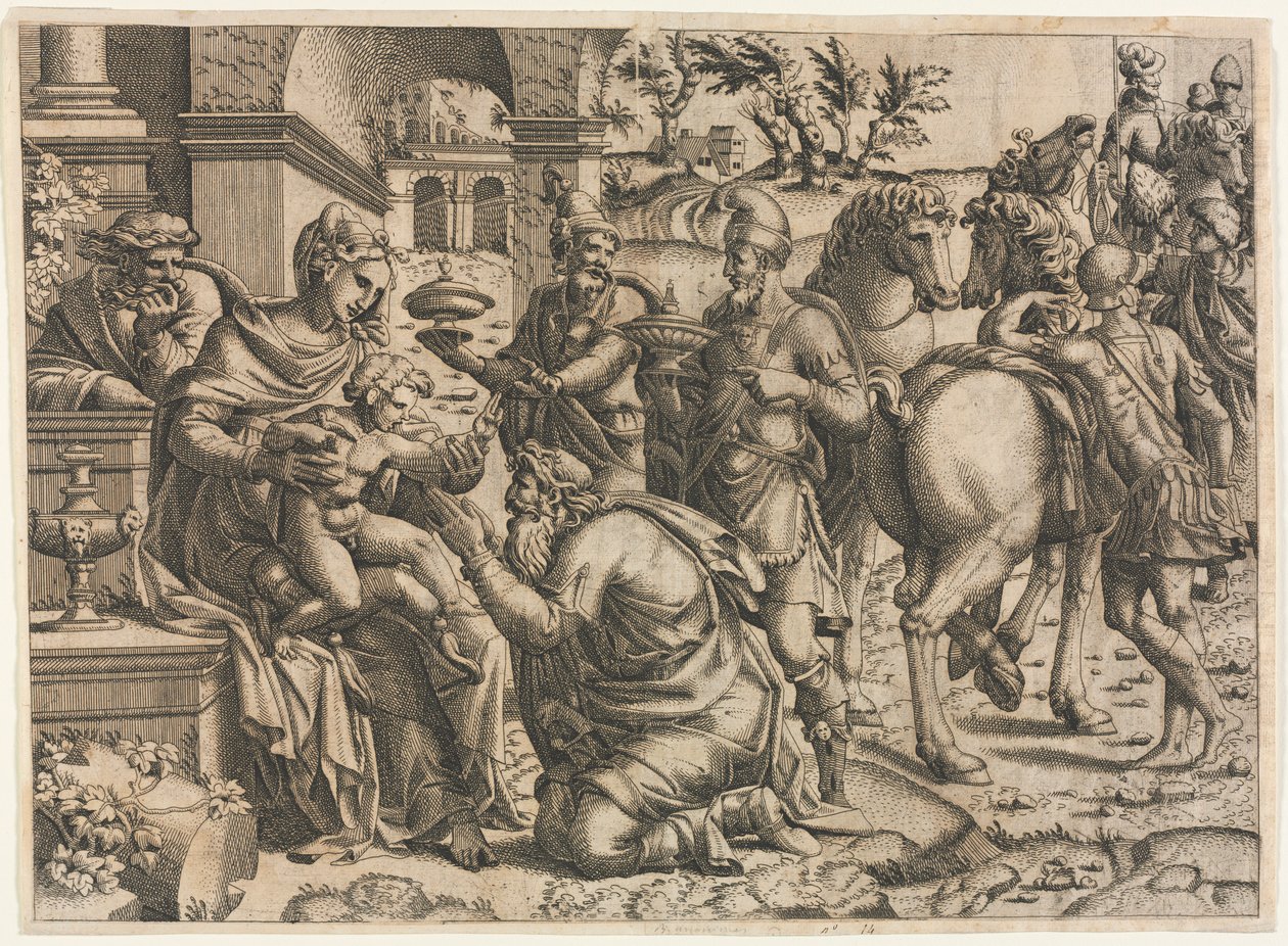 The Adoration of the Magi, c. 1545 by Jean Mignon