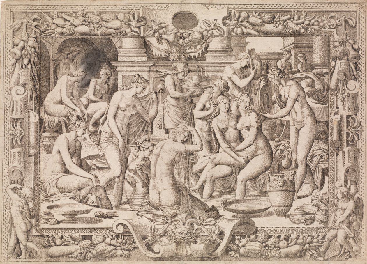 Women Bathing by Jean Mignon