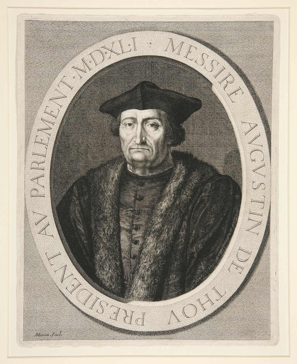 Augustin de Thou, President of the Parliament of Paris from 1535 to 1544 by Jean Morin