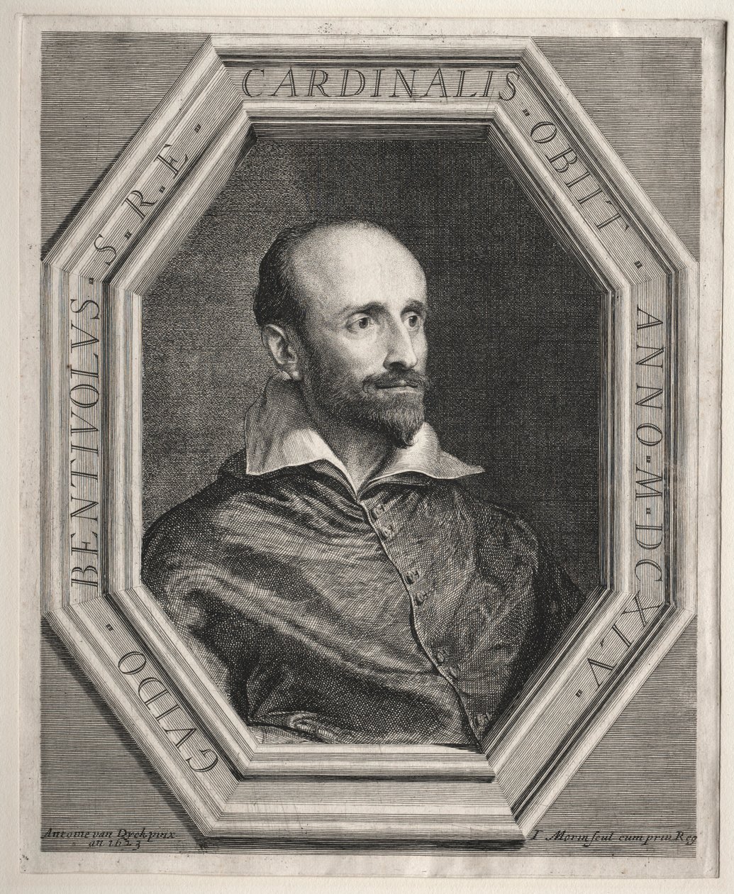 Cardinal Guido Bentivoglio, Papal Nuncio at the Court of Louis XIII by Jean Morin