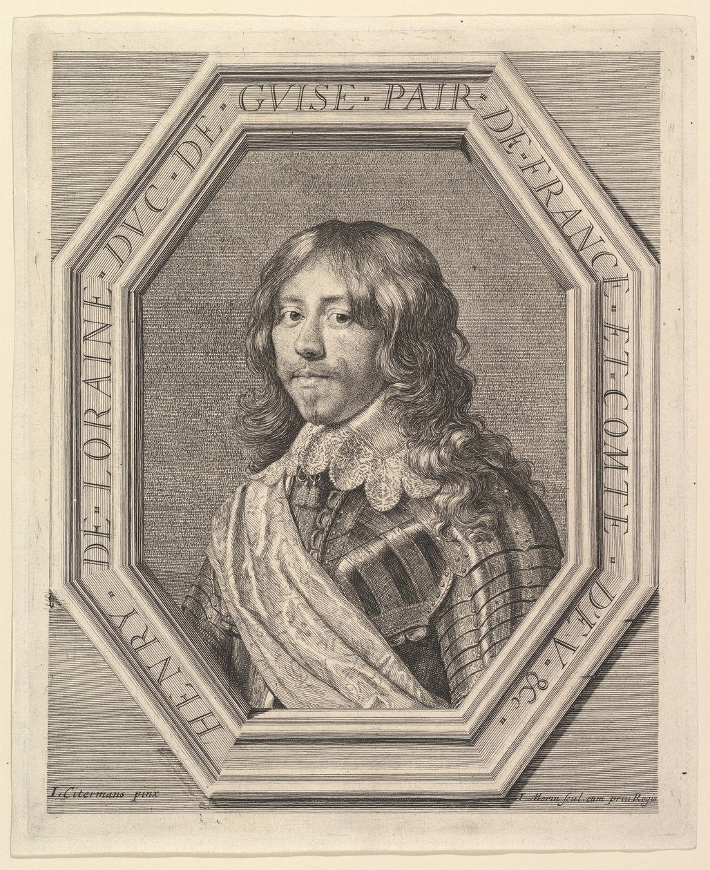 Henri II de Lorraine, Duc de Guise by Jean Morin