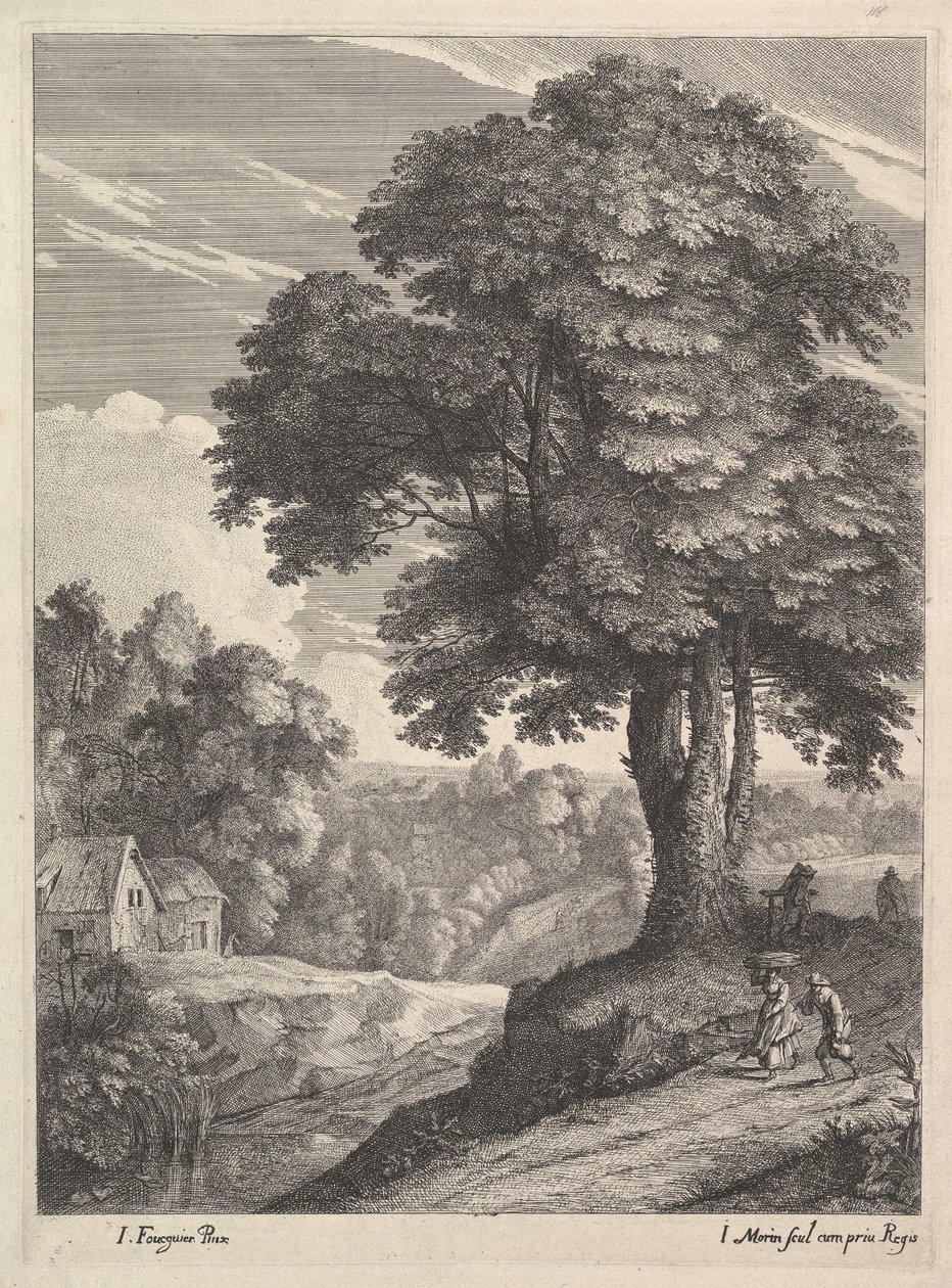 Les Deux Chaumieres by Jean Morin