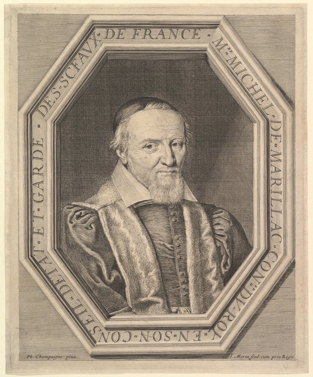 Michel de Marillac, Counsellor of State and Keeper of the Seals by Jean Morin