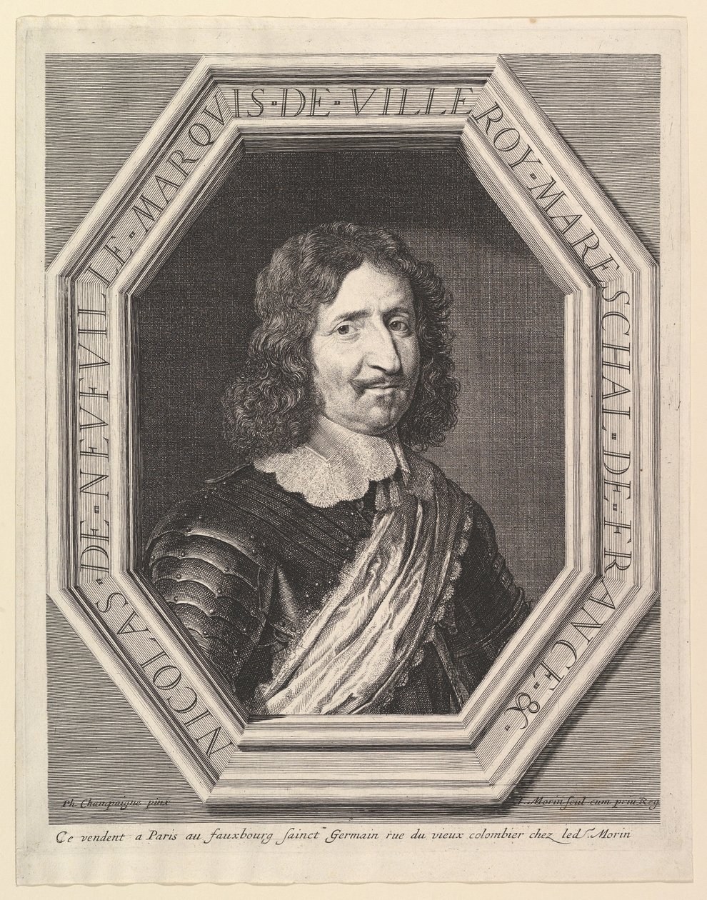 Nicolas de Neuville, Marquis de Villeroy by Jean Morin