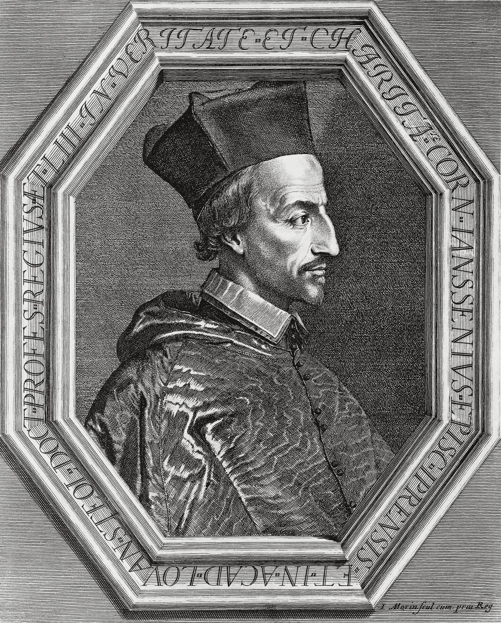 Portrait of Corneille Janssens (Cornelius Jansen) by Jean Morin