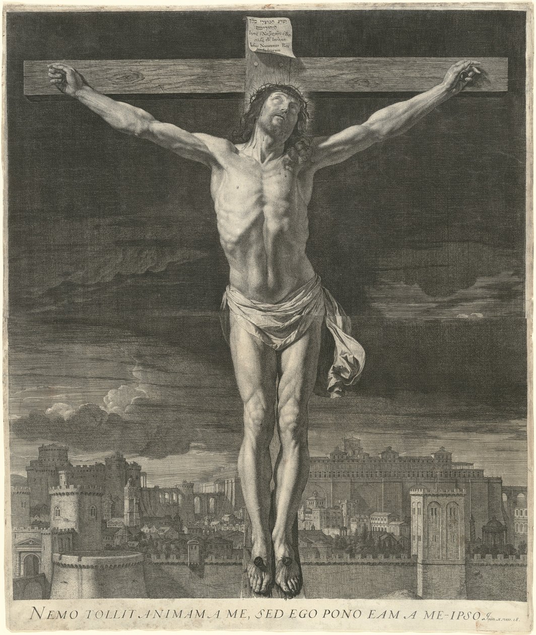Christ Dying on the Cross by Jean Morin, after Philippe de Champaigne