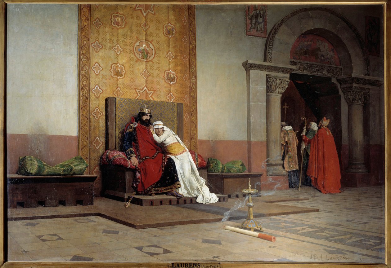 Excommunication of Robert II the Pious in 998 by Jean Paul Laurens
