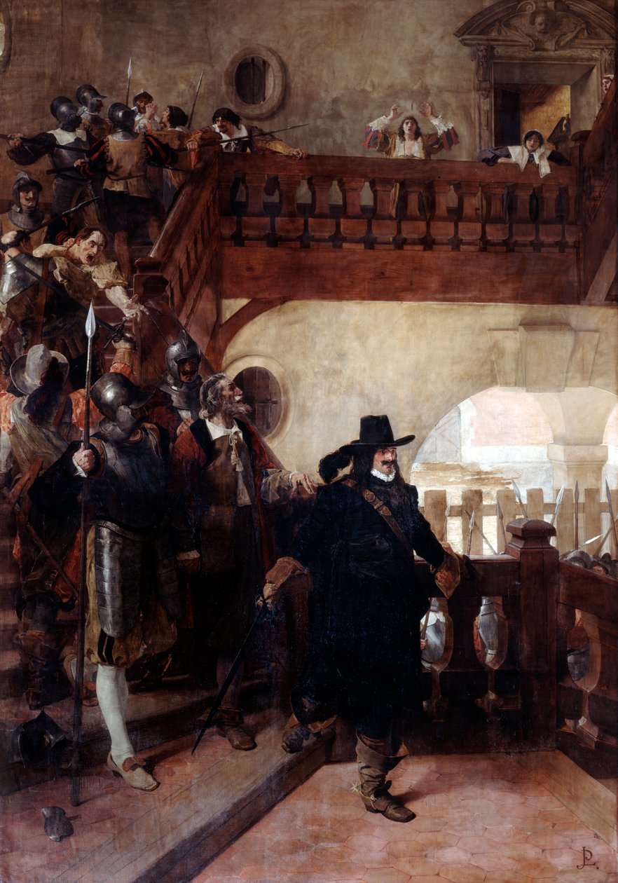 The Arrest of Councillor Broussel, 26th August, 1648 by Jean Paul Laurens