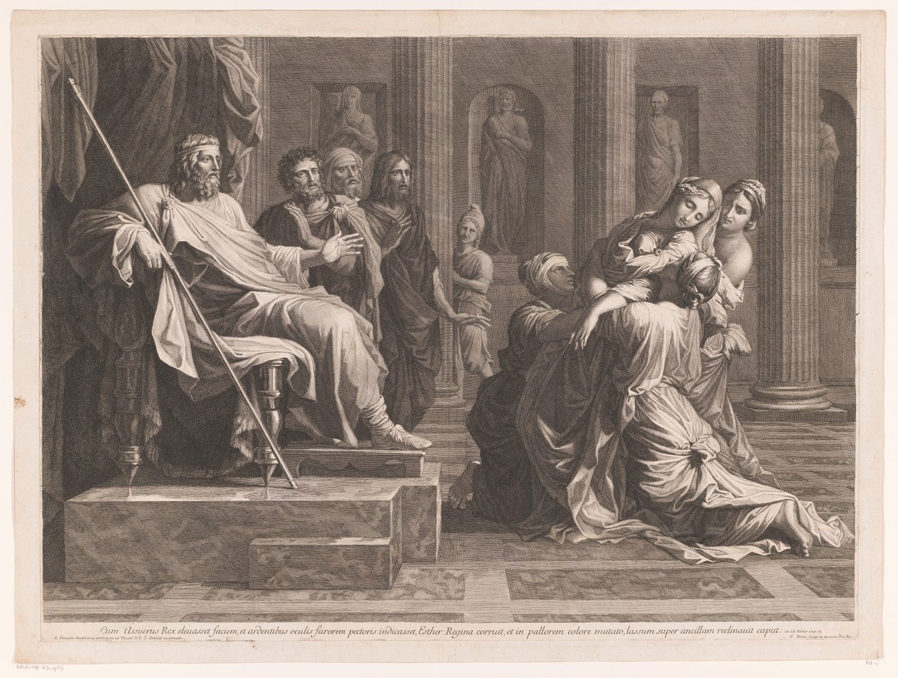 Esther before Ahasuerus by Jean Pesne