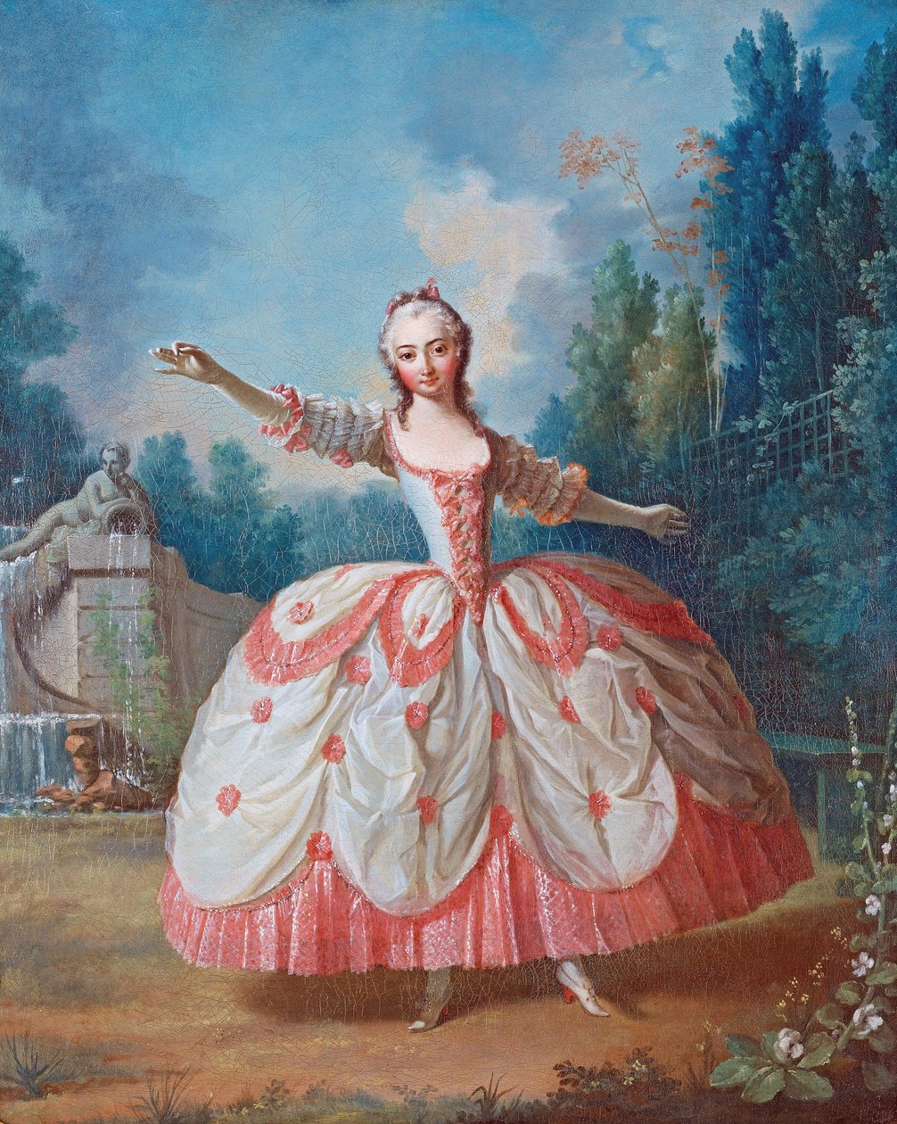 Portrait of Barbara Campanini, Known as La Barbarina by Jean Philippe de La Roche