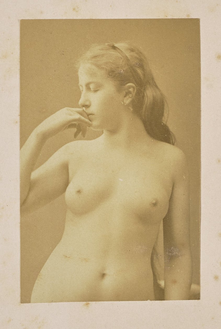 Portrait of a Woman, Nude by Jean Pierre Bertrand Eugène Pégot Ogier