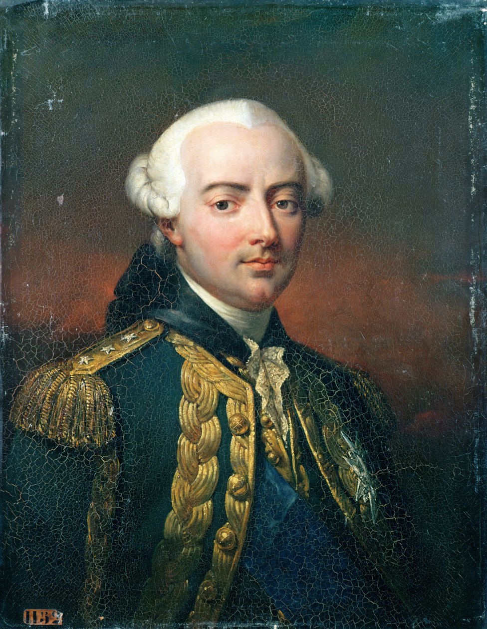 Portrait of Charles Henri, Count of Estaing by Jean Pierre Franque