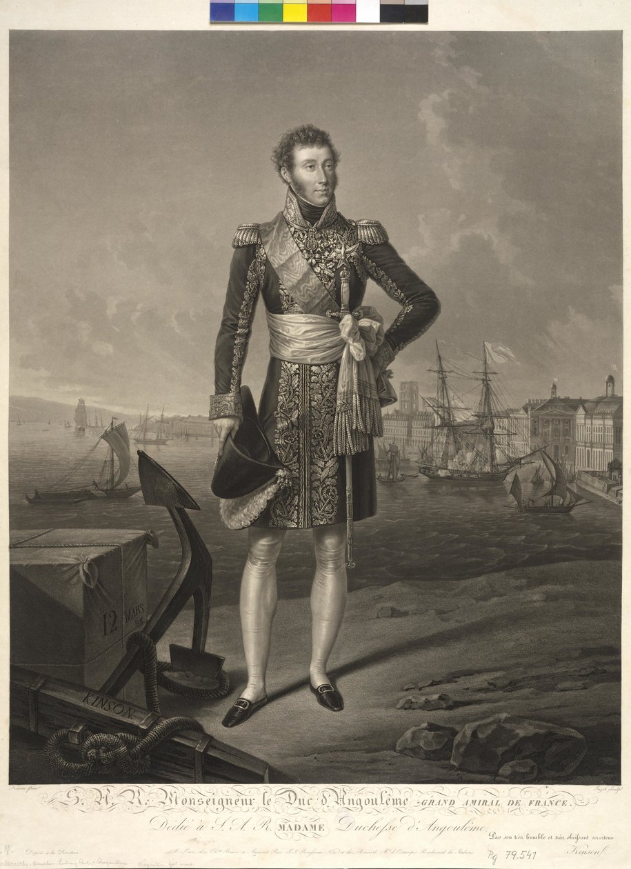 Dauphin Louis Anton of France by Jean Pierre Marie Jazet