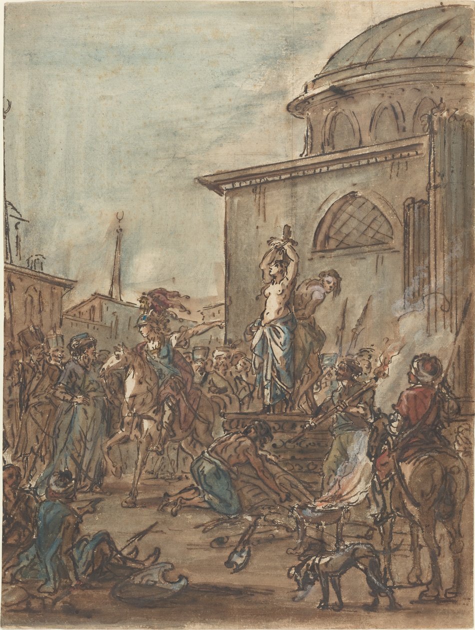 Olindo and Sophronia Saved by Clorinda by Jean Pierre Norblin