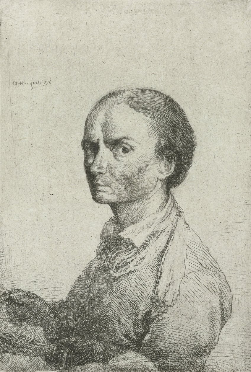 Self Portrait of Jean Pierre Norblin de la Gourdaine by Jean Pierre Norblin de La Gourdaine