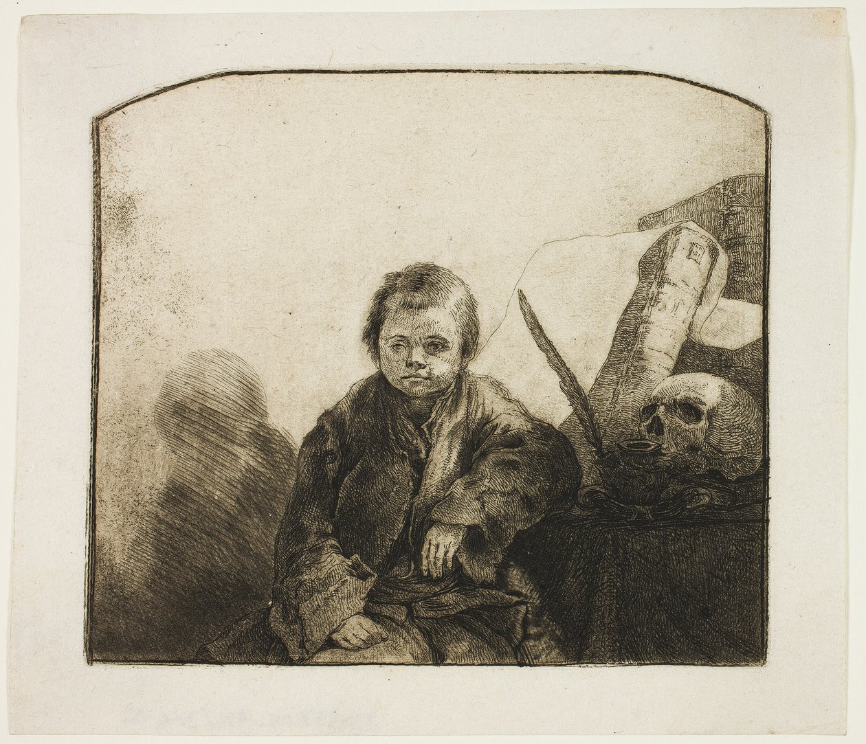 The Little Philosopher by Jean Pierre Norblin de La Gourdaine