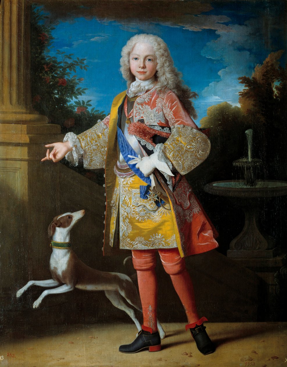 Portrait of Ferdinand de Bourbon, Prince of Asturias by Jean Ranc