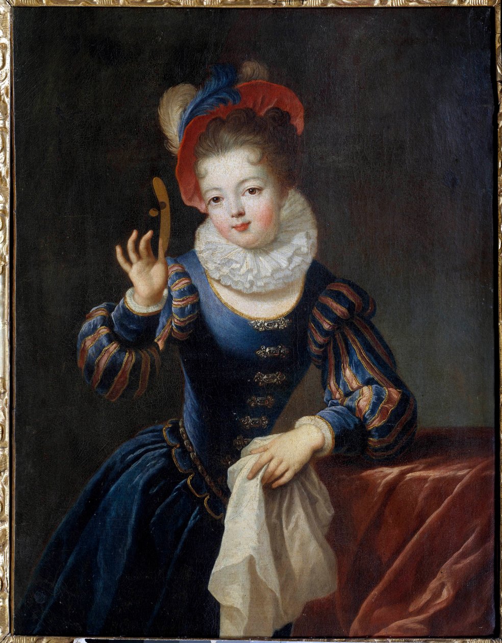 Young Girl in the Mask by Jean Raoux