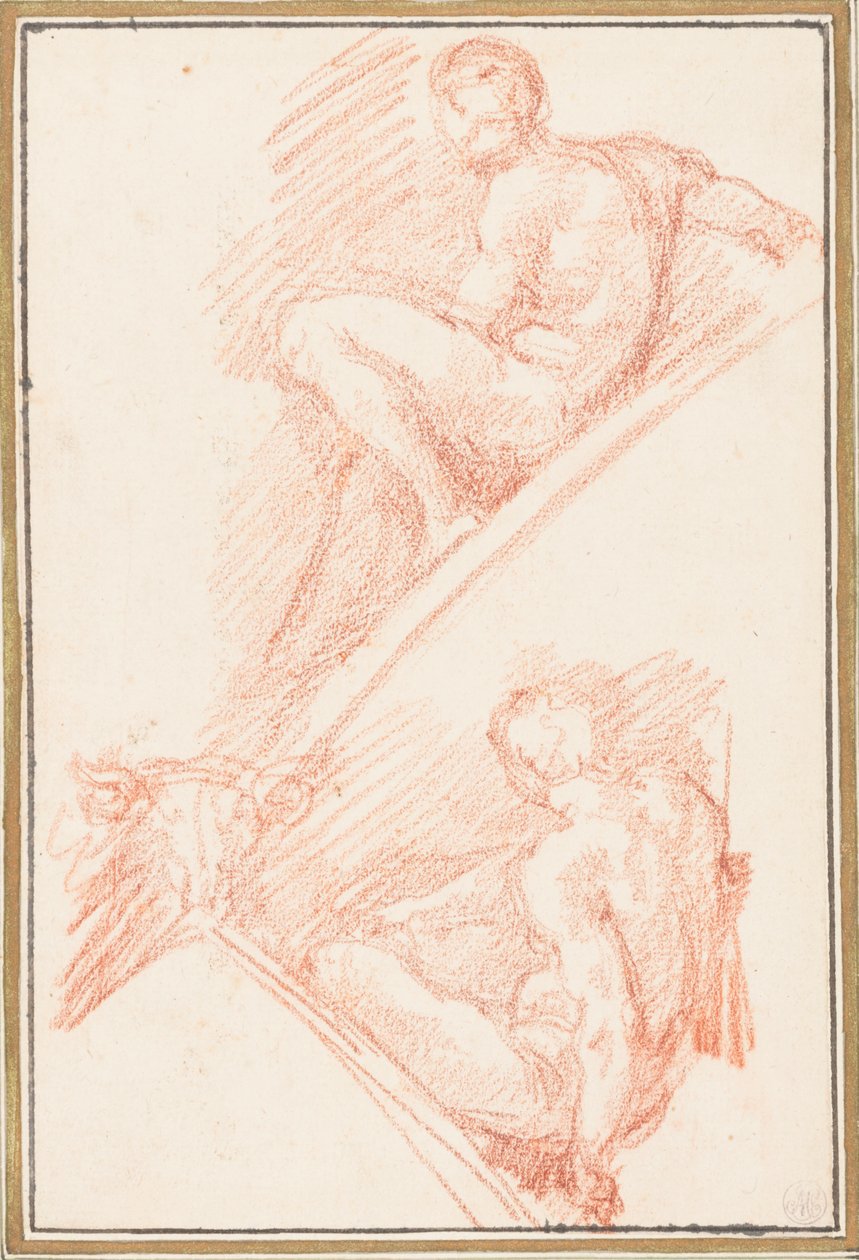 Figures from Sistine Chapel Ceiling by Jean Robert Ango