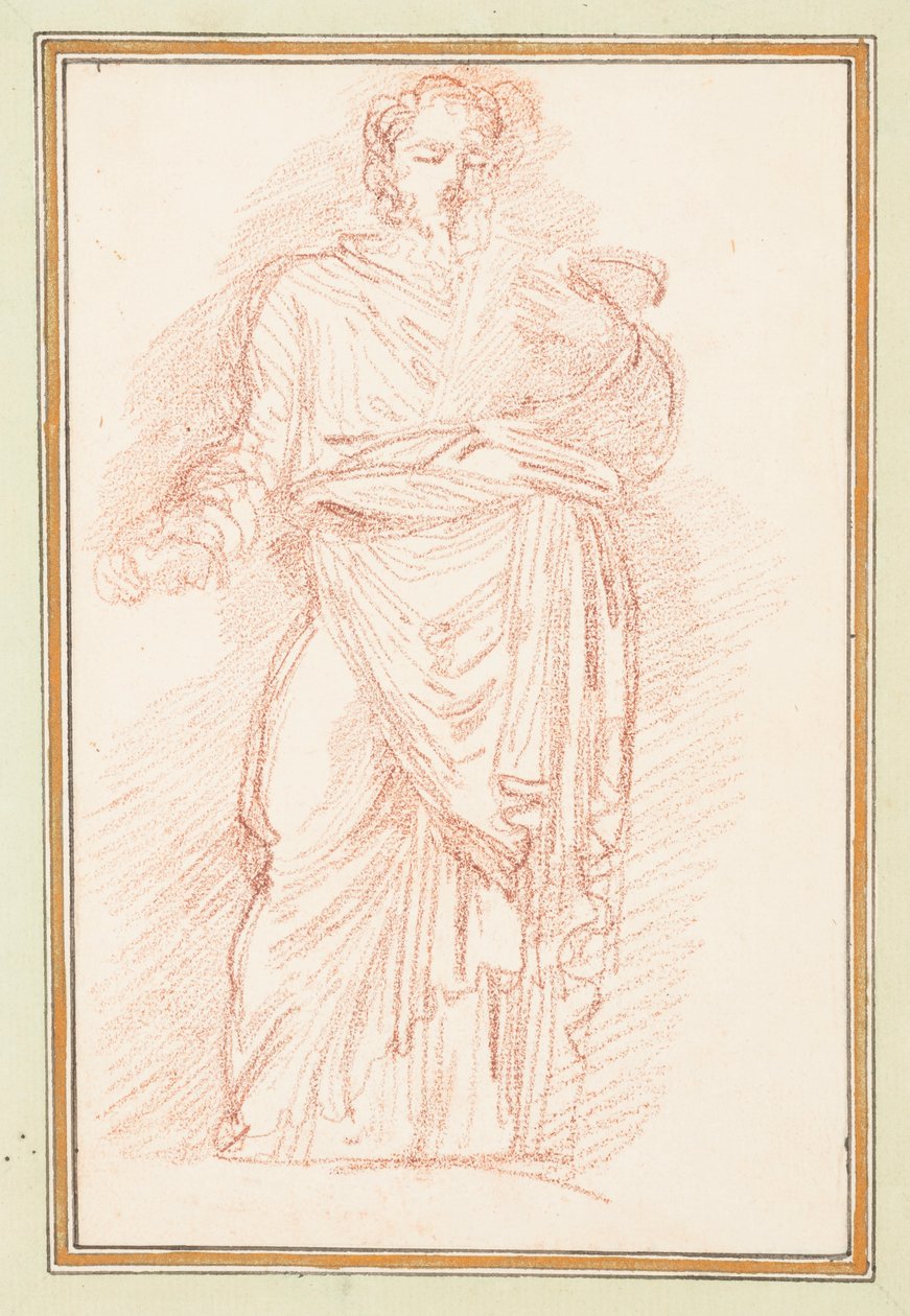 Robed Figure with Tie Around Waist by Jean Robert Ango