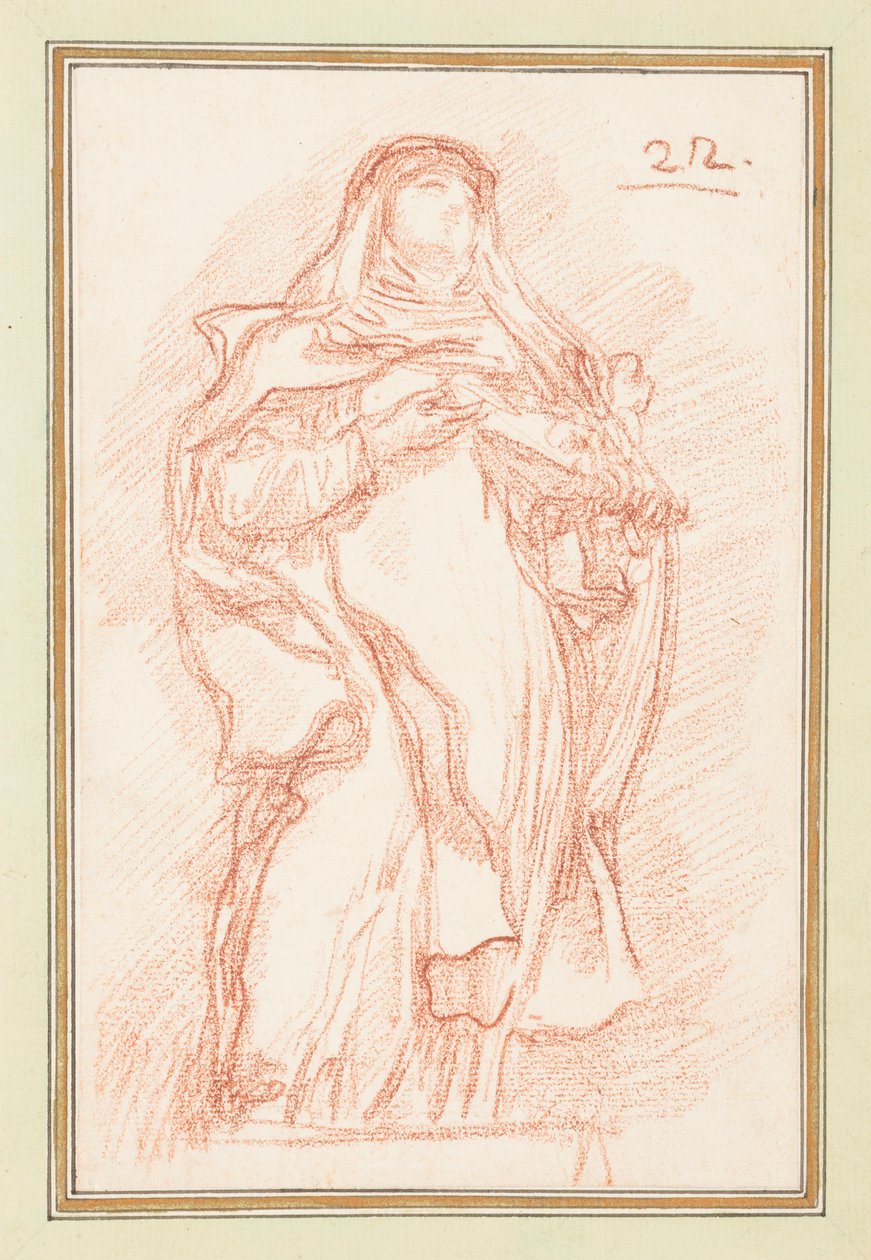 Standing Woman in Nun