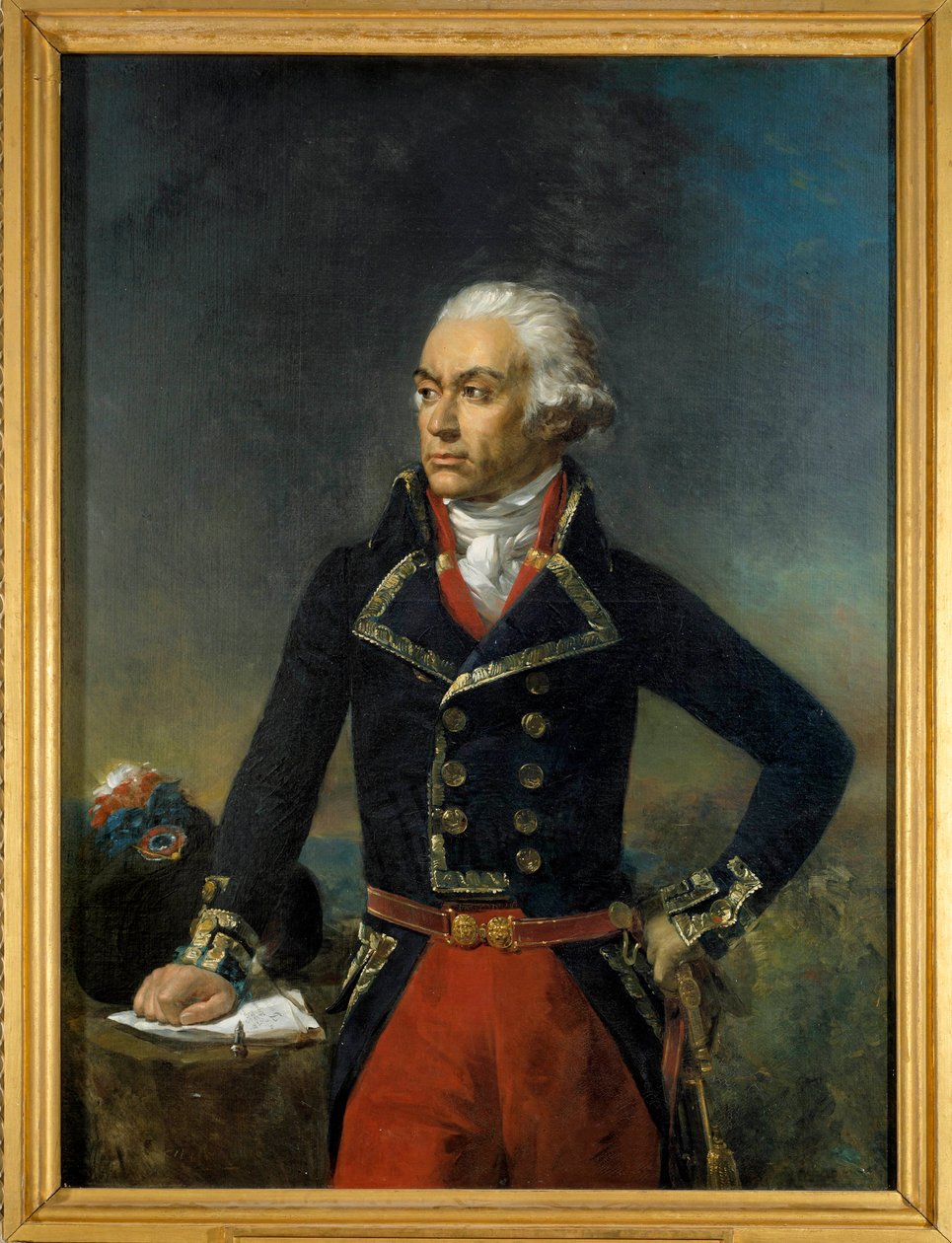 Portrait of Charles Francois Dumouriez, General in Chief of the Northern Army by Jean Sebastien Rouillard