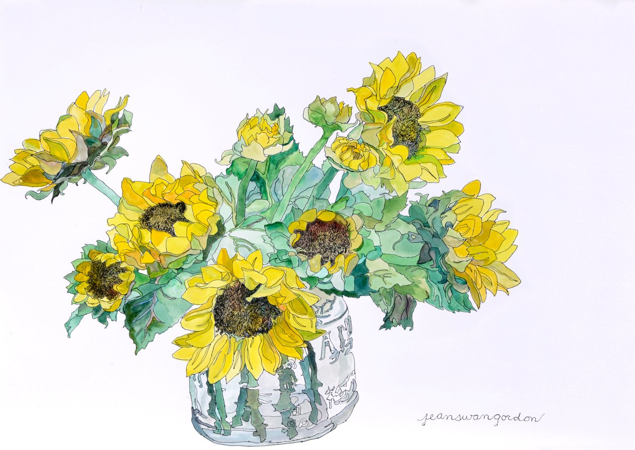 Sunflowers, 2007 by Jean Swan Gordon