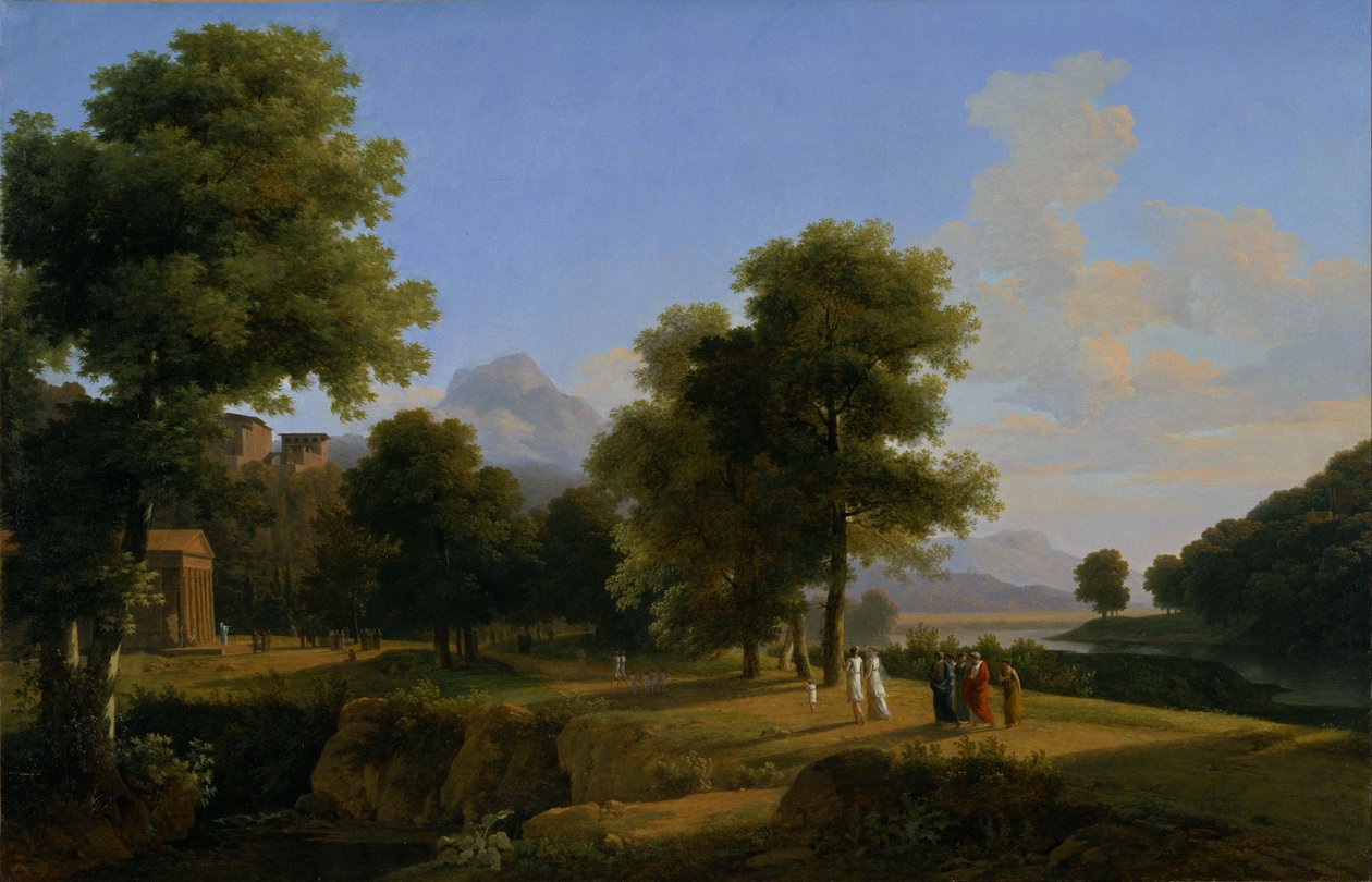 Landscape of Galicia by Jean Victor Bertin