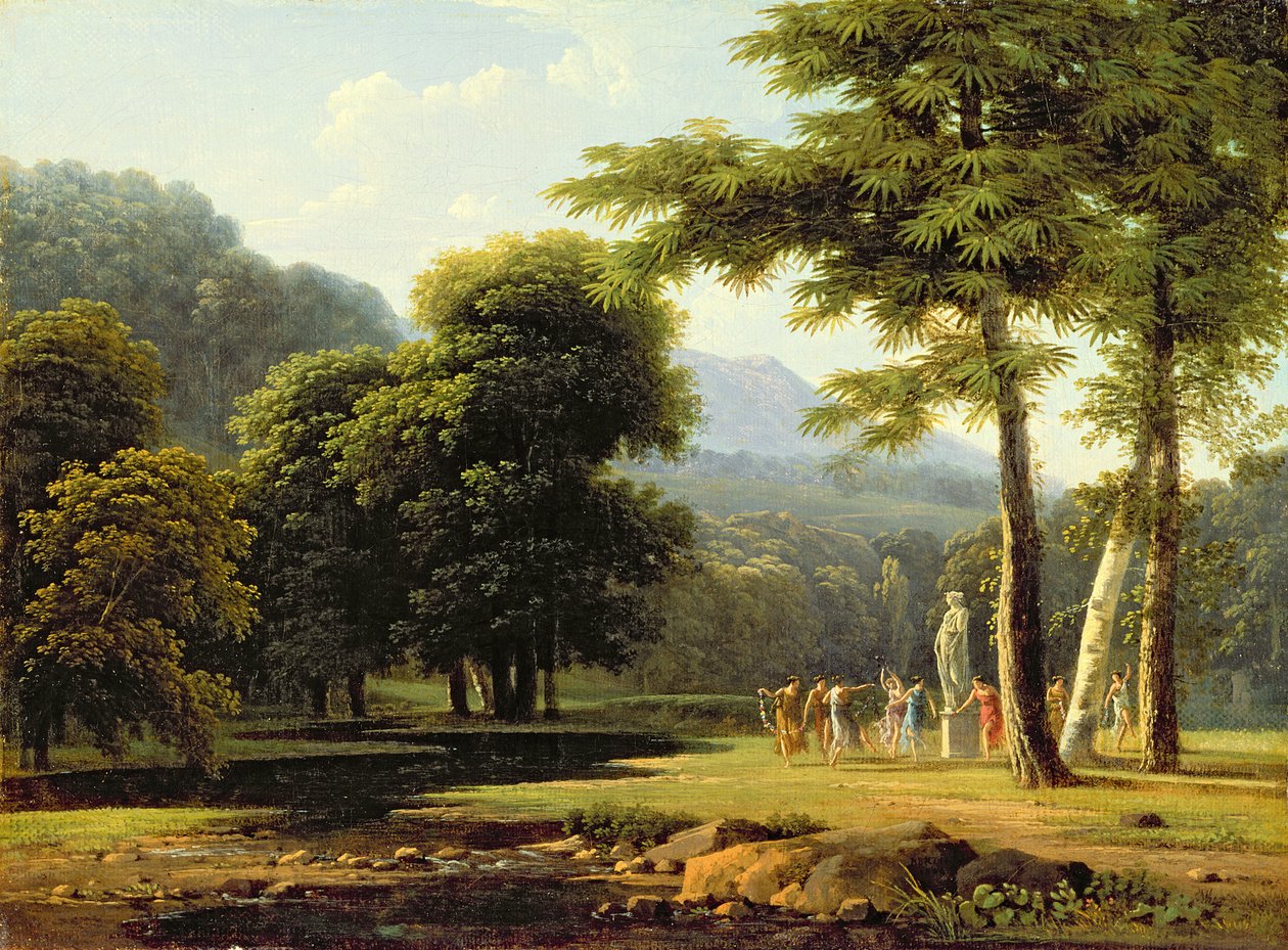 Landscape by Jean Victor Bertin