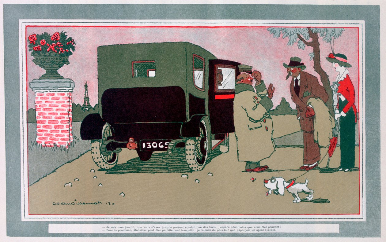 The new chauffeur by Jean Villemot