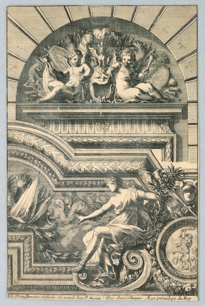 Design for Overdoor and Frame, from 