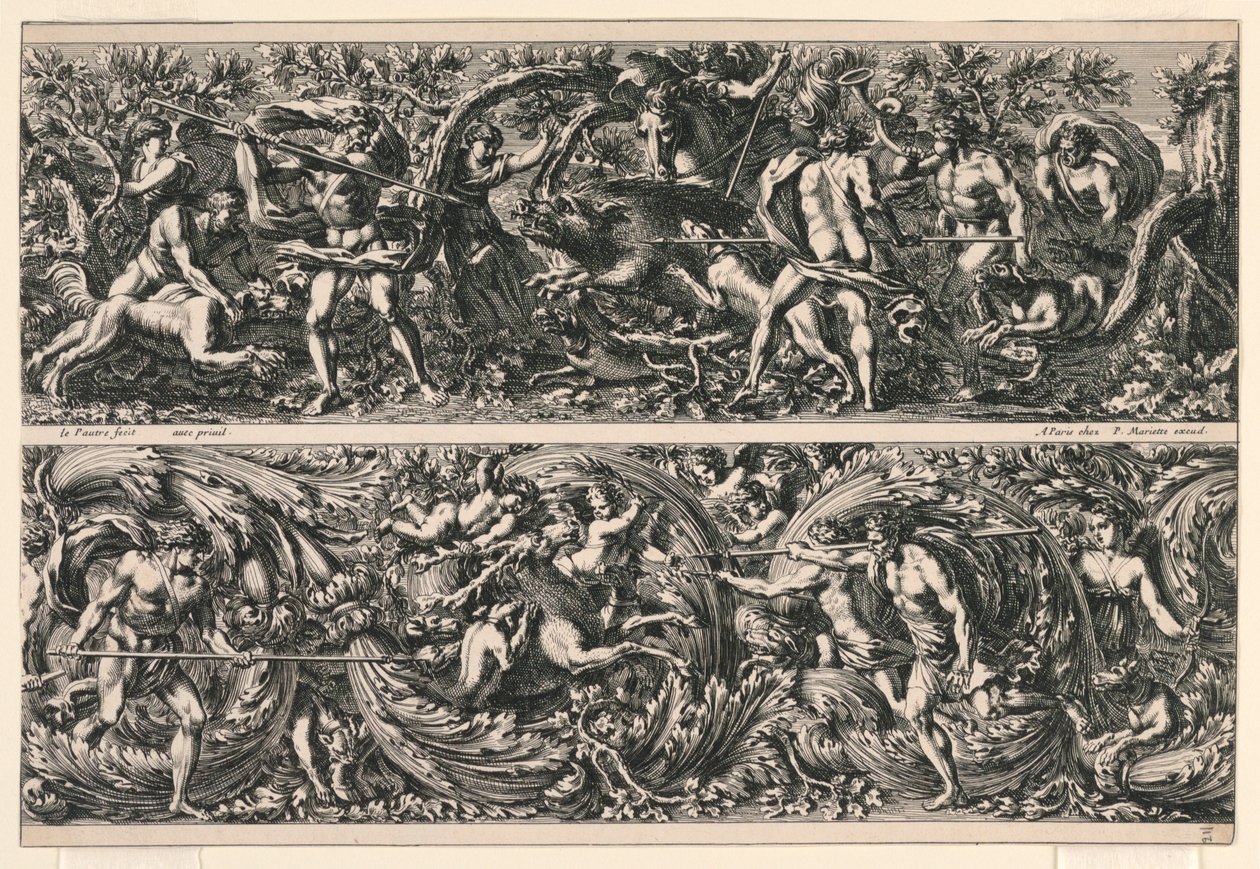 Designs for Friezes by Jean le Pautre