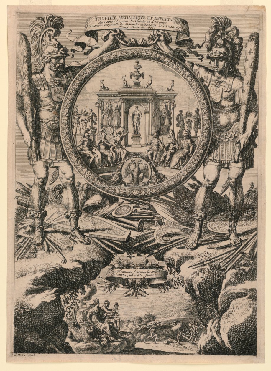 Medal and Imperial Trophy by Jean le Pautre