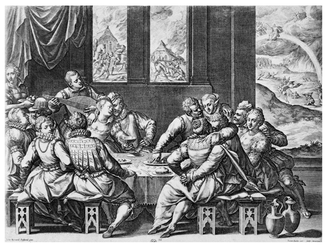 Life at the Court of Catherine de Medici (1519-89), 16th century by Jean or Johann Sadeler