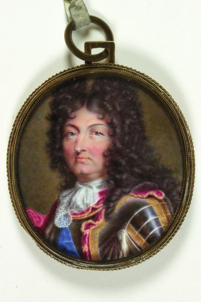 Louis XIV, King of France by Jean the Elder (attr.to) Petitot
